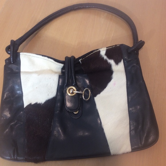 Handbags - Vintage cow hair soft leather pocketbook